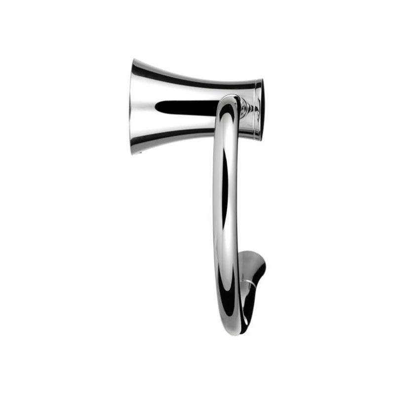 Iyla 9.28' Round G-Hook Towel Ring in Polished Chrome