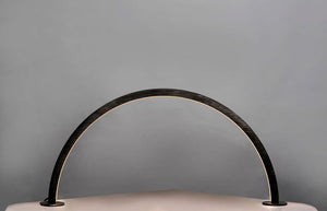 Arc 17.5' Table Lamp in Brushed Black