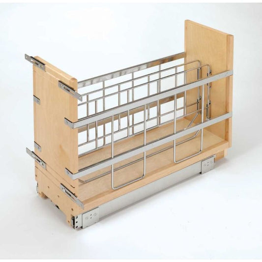 447 Series Natural Maple Tray Divider Pull-Out Organizer (8" x 21.66" x 19.5")