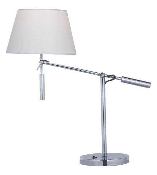 Hotel 30.75" Table Lamp in Polished Chrome