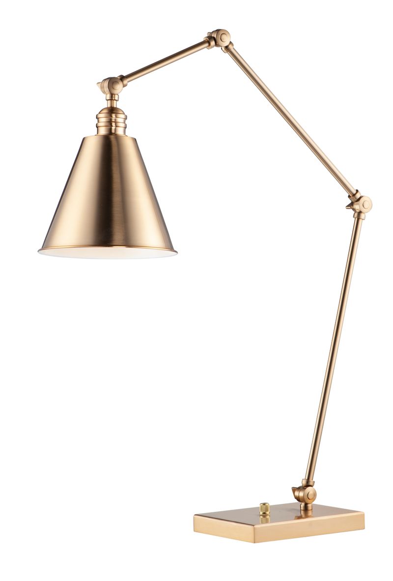 Library 26.5' Table Lamp in Heritage