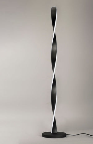 Pirouette 48' Floor Lamp in Black