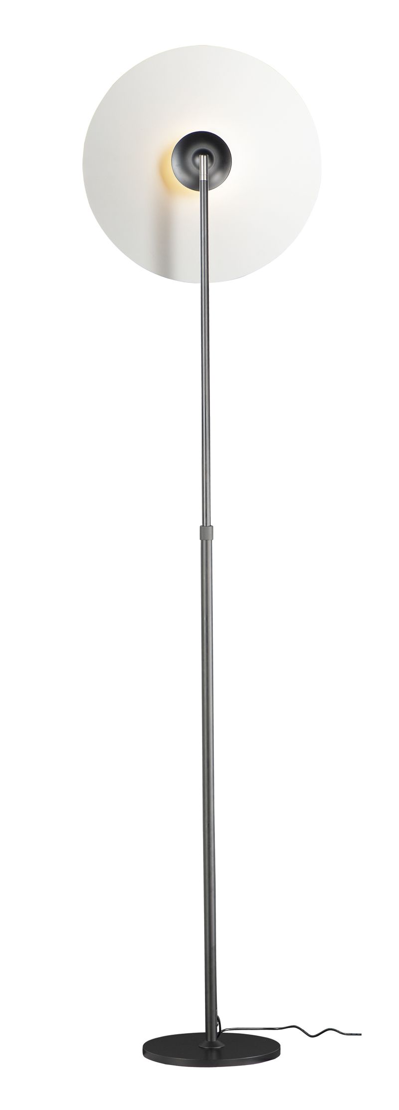 Radar 65' Floor Lamp in White and Black