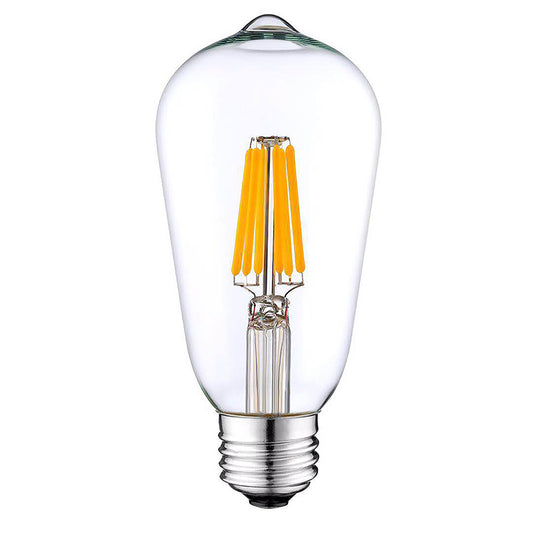 6 W LED Light Bulb with Clear Finish