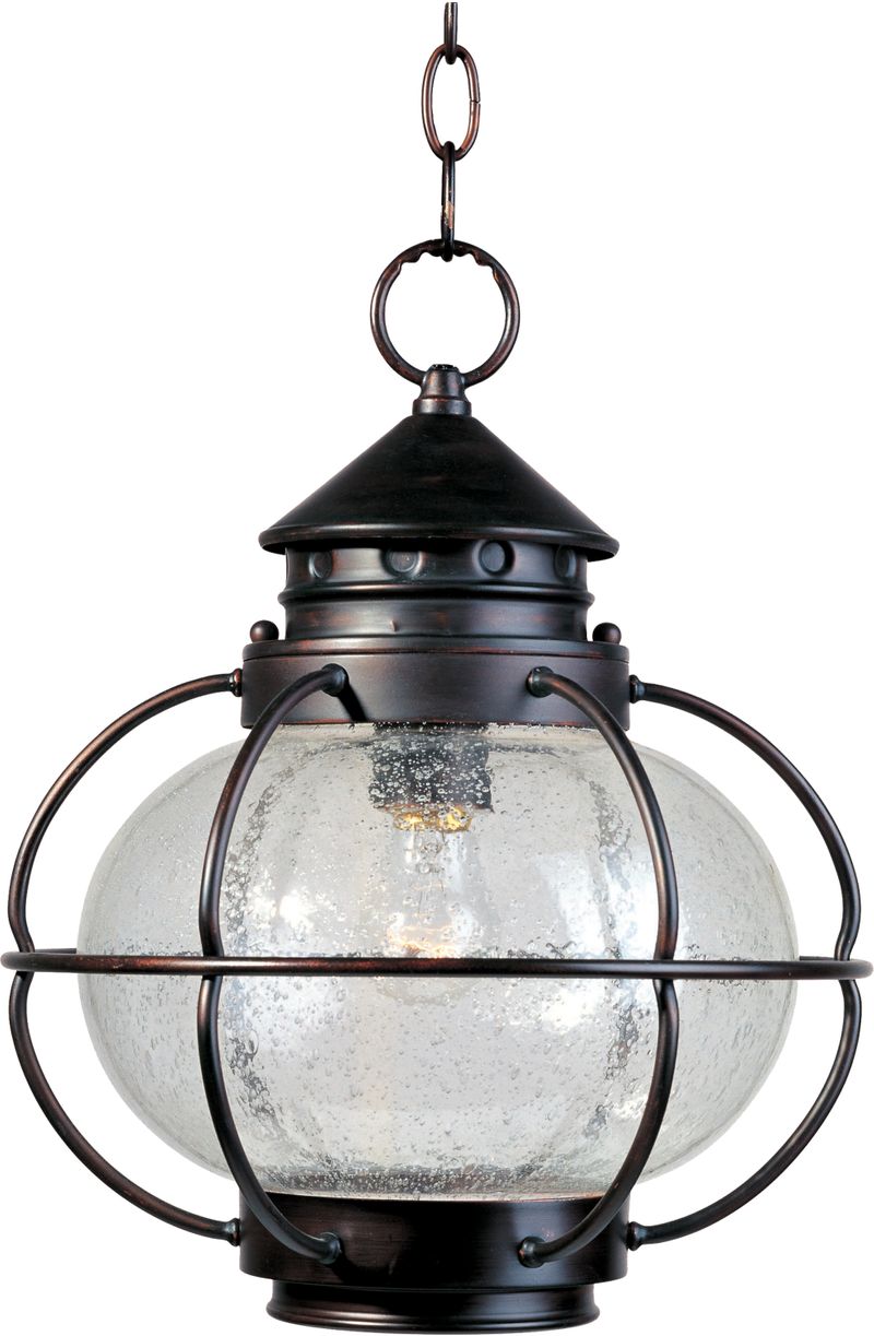 Portsmouth 14' Single Light Outdoor Hanging Lantern in Oil Rubbed Bronze