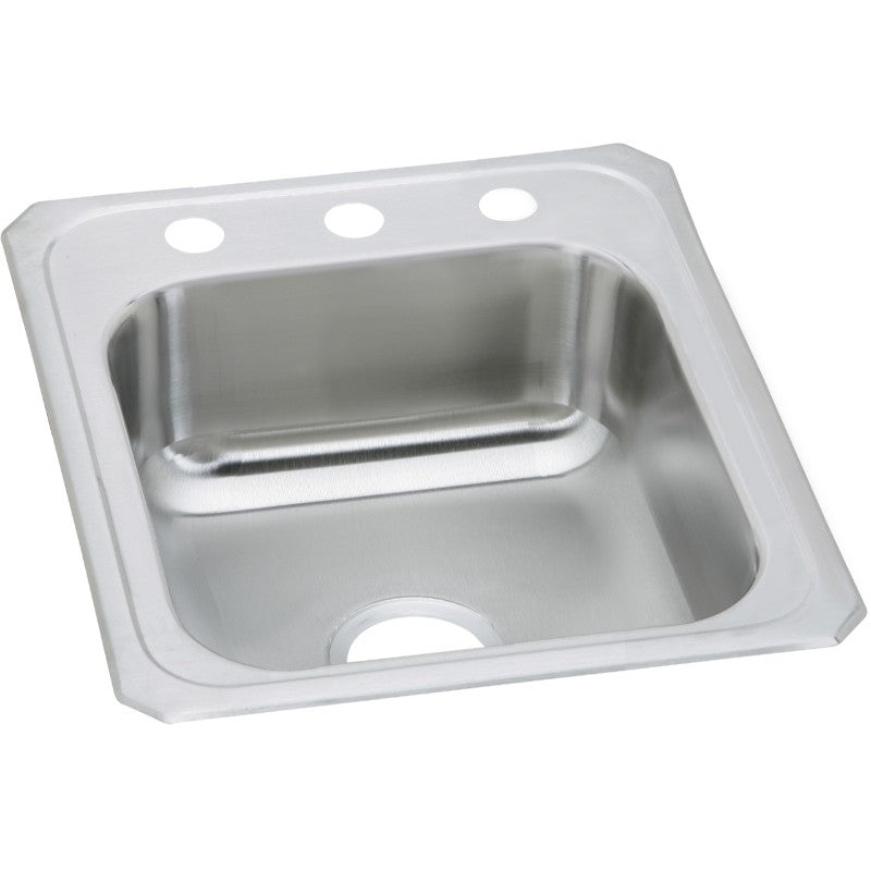Celebrity 21.25' x 17' x 6.88' Stainless Steel Single-Basin Drop-In Kitchen Sink