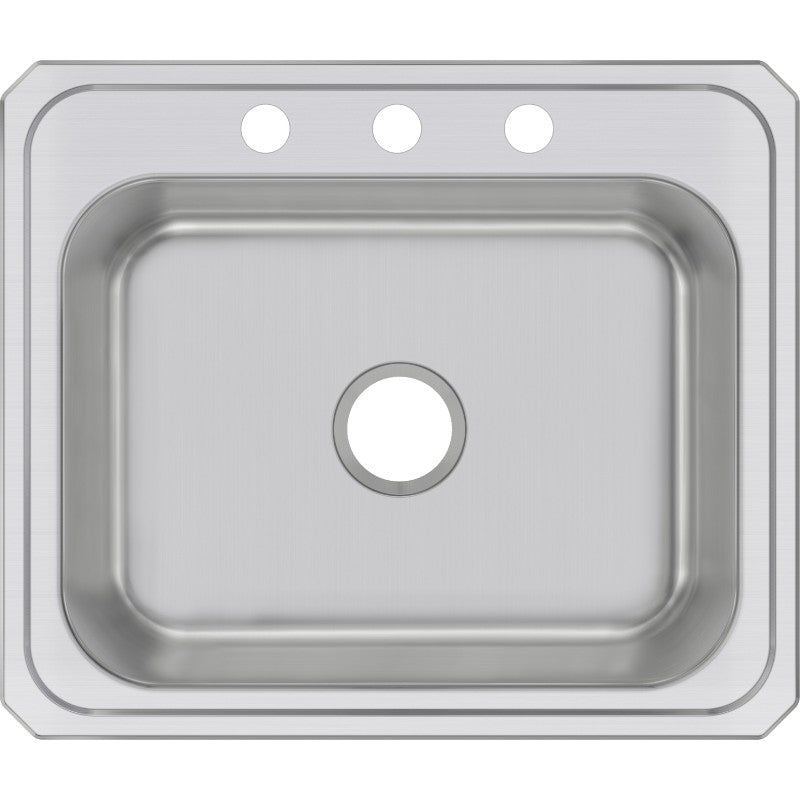 Celebrity 21.25' x 25' x 6.88' Stainless Steel Single-Basin Drop-In Kitchen Sink