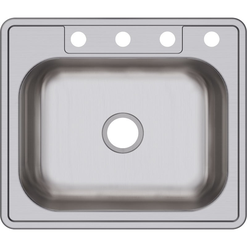 Dayton 21.25' x 25' x 6.56' Stainless Steel Single-Basin Drop-In Kitchen Sink