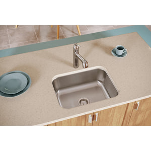Dayton 18.25' x 23.5' x 8' Stainless Steel Single-Basin Undermount Kitchen Sink in Soft Satin