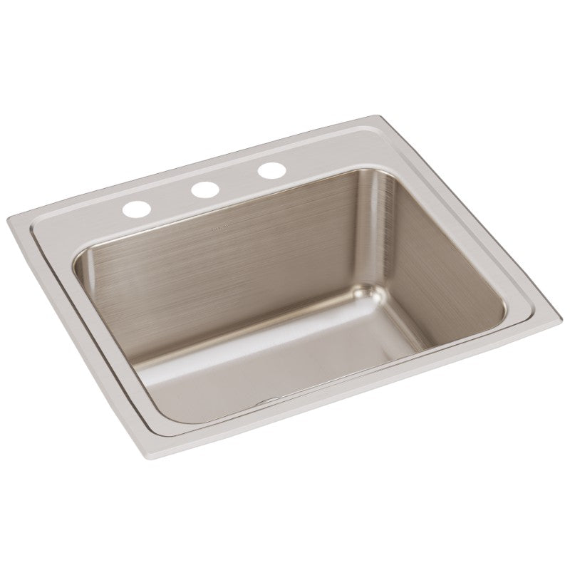 Lustertone Classic 19.5' x 22' x 10.13' Stainless Steel Single-Basin Drop-In Kitchen Sink