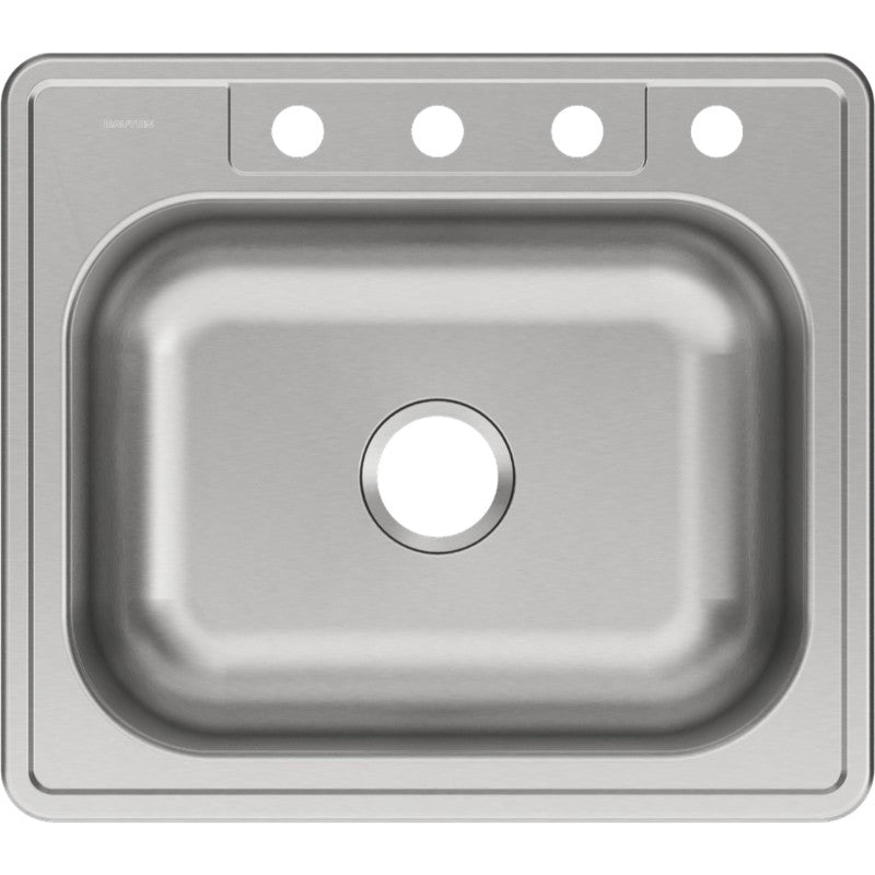 Dayton 22' x 25' x 8.06' Stainless Steel Single-Basin Drop-In Kitchen Sink