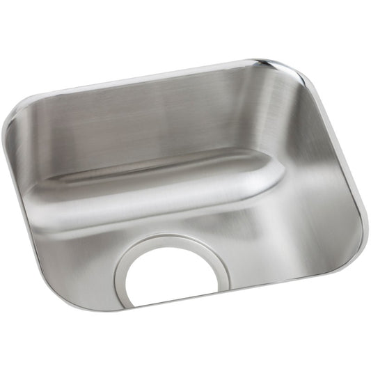 Dayton 12.5" x 14.5" x 6.5" Stainless Steel Single-Basin Undermount Bar Sink