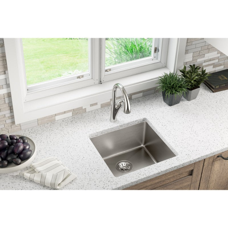 Crosstown 18.5' x 18.5' x 9' Stainless Steel Single-Basin Undermount Kitchen Sink
