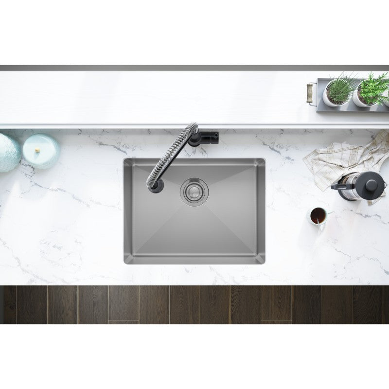 Crosstown 18.25' x 23.5' x 8' Stainless Steel Single-Basin Undermount Kitchen Sink
