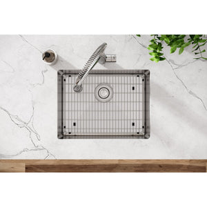 Crosstown 18.25' x 23.5' x 8' Stainless Steel Single-Basin Undermount Kitchen Sink Kit