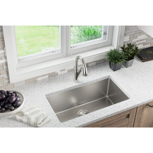 Crosstown 18.5' x 30.5' x 10' Stainless Steel Single-Basin Undermount Kitchen Sink