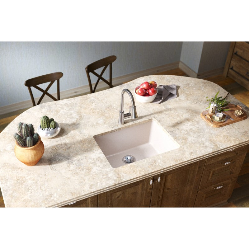 Quartz Classic 18.5' x 24.63' x 9.5' Quartz Single-Basin Undermount Kitchen Sink in Putty
