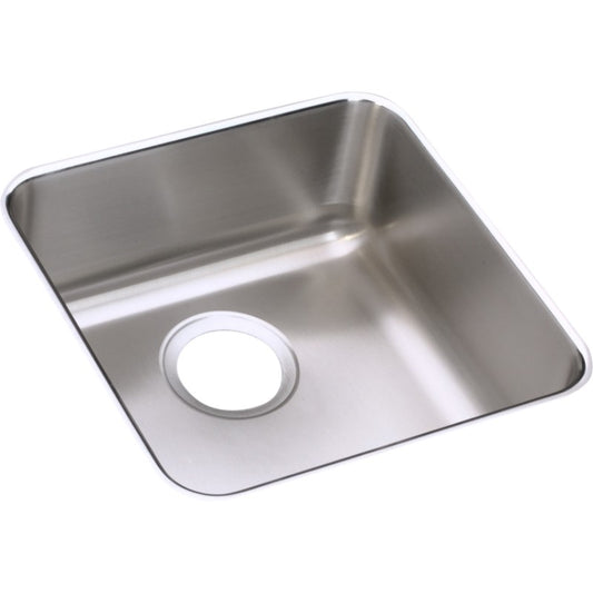Lustertone Classic 14.5" x 14.5" x 7" Stainless Steel Single-Basin Undermount Kitchen Sink