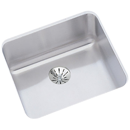 Lustertone Classic 14.5" x 14.5" x 8.5" Stainless Steel Single-Basin Undermount Kitchen Sink