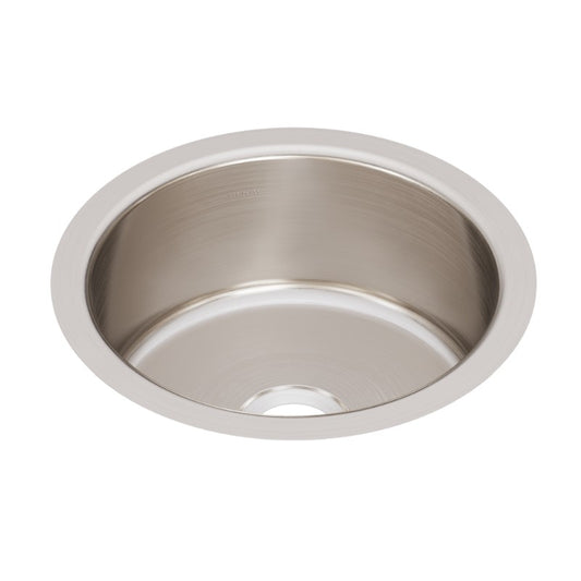 Lustertone Classic 14.38" x 14.38" x 6" Stainless Steel Single-Basin Undermount Kitchen Sink