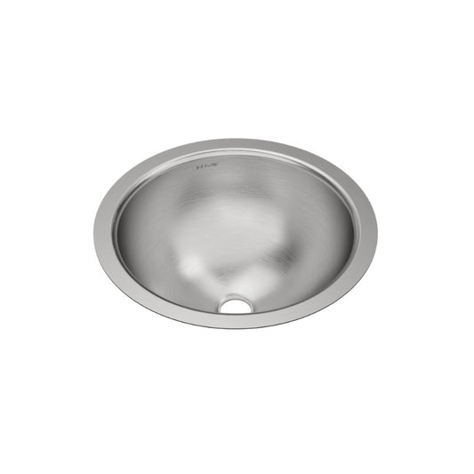 Asana 14.38" x 14.38" x 6" Stainless Steel Undermount Bathroom Sink with Overflow