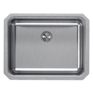 Lustertone Classic 18.25' x 23.5' x 9.5' Stainless Steel Single-Basin Undermount Kitchen Sink