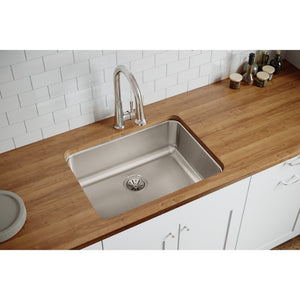 Lustertone Classic 19.25' x 25.5' x 8' Stainless Steel Single-Basin Undermount Kitchen Sink