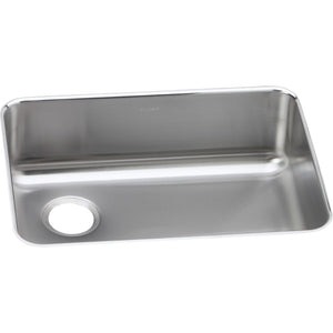 Lustertone Classic 19.25' x 25.5' x 8' Stainless Steel Single-Basin Undermount Kitchen Sink -Left Drain