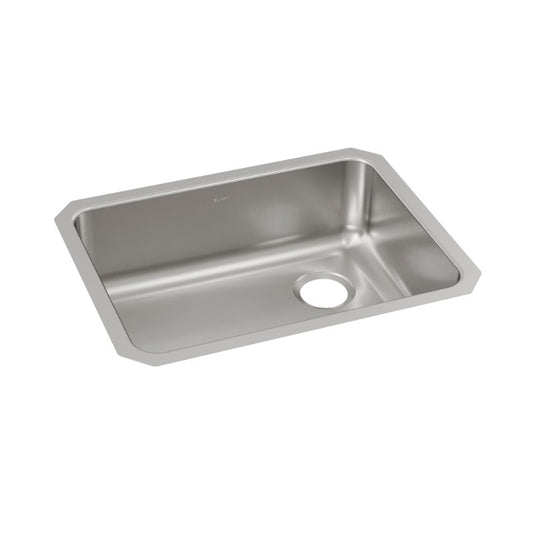 Lustertone Classic 19.25" x 25.5" x 8" Stainless Steel Single-Basin Undermount Kitchen Sink - Right Drain