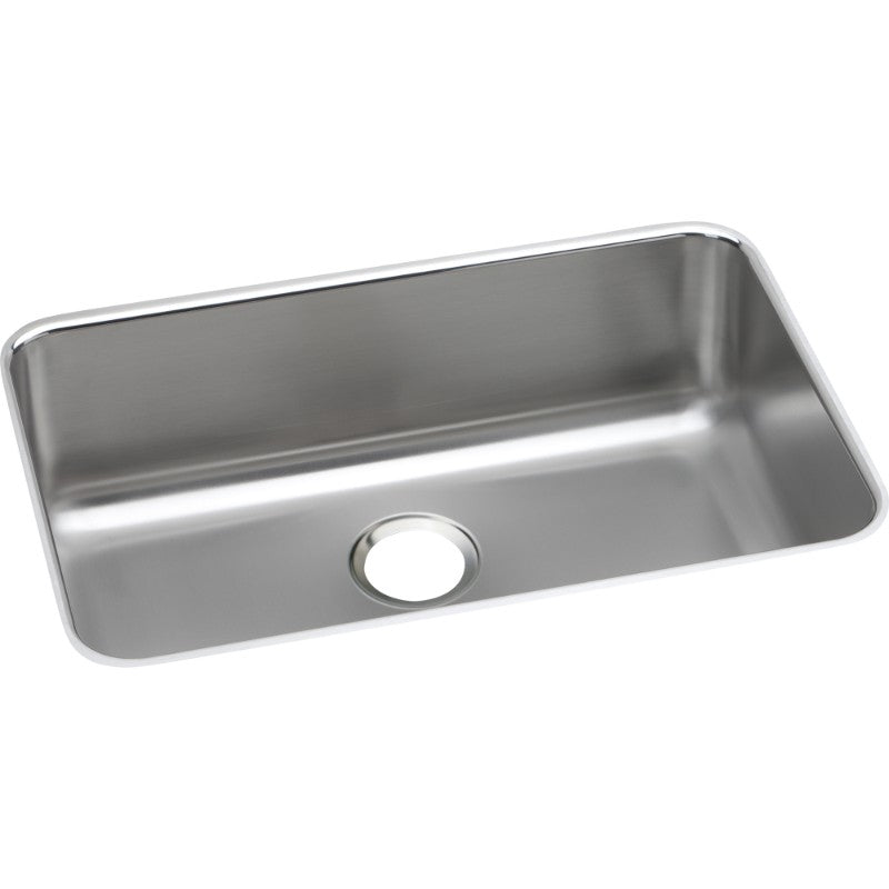 Lustertone Classic 18.5' x 26.5' x 8' Stainless Steel Single-Basin Undermount Kitchen Sink