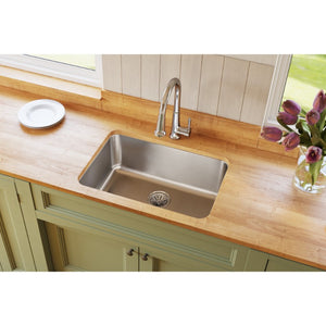 Lustertone Classic 18.5' x 26.5' x 10' Stainless Steel Single-Basin Undermount Kitchen Sink