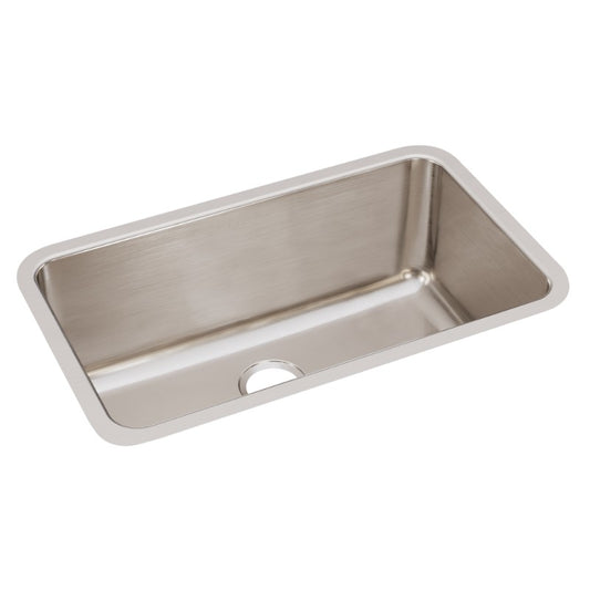 Lustertone Classic 18.5" x 30.5" x 11.5" Stainless Steel Single-Basin Undermount Kitchen Sink