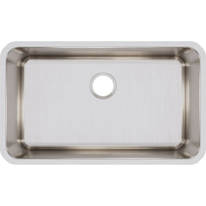 Lustertone Classic 18.5' x 30.5' x 11.5' Stainless Steel Single-Basin Undermount Kitchen Sink