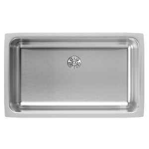 Lustertone Classic 18.5' x 30.5' x 9' Stainless Steel Single-Basin Undermount Kitchen Sink