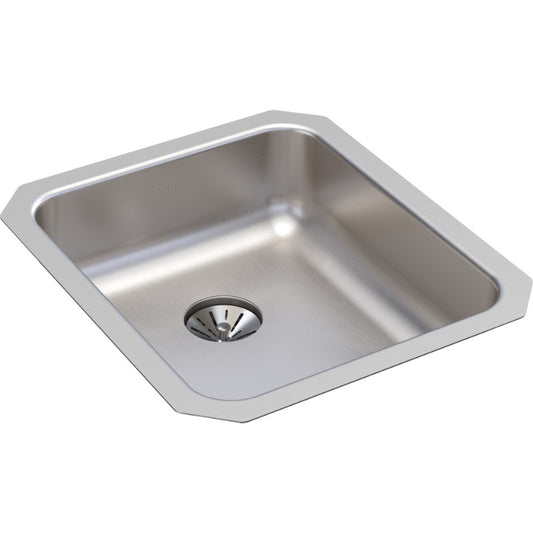 Lustertone Classic 18.5" x 16" x 6.88" Stainless Steel Single-Basin Undermount Kitchen Sink