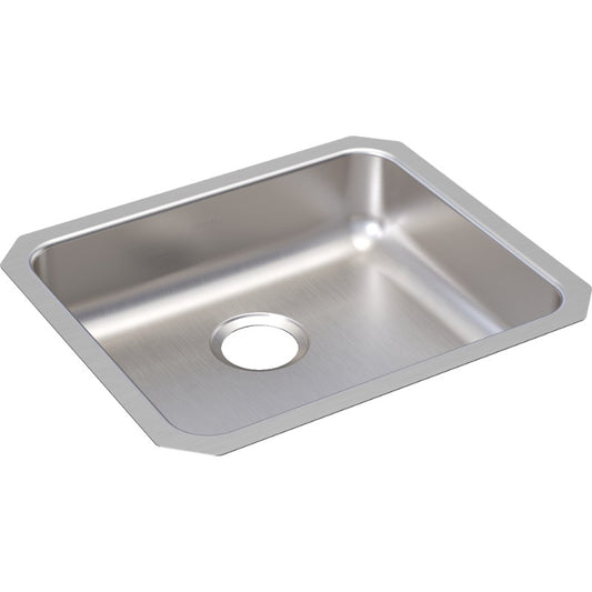 Lustertone Classic 18.5" x 21.5" x 5.38" Stainless Steel Single-Basin Undermount Kitchen Sink