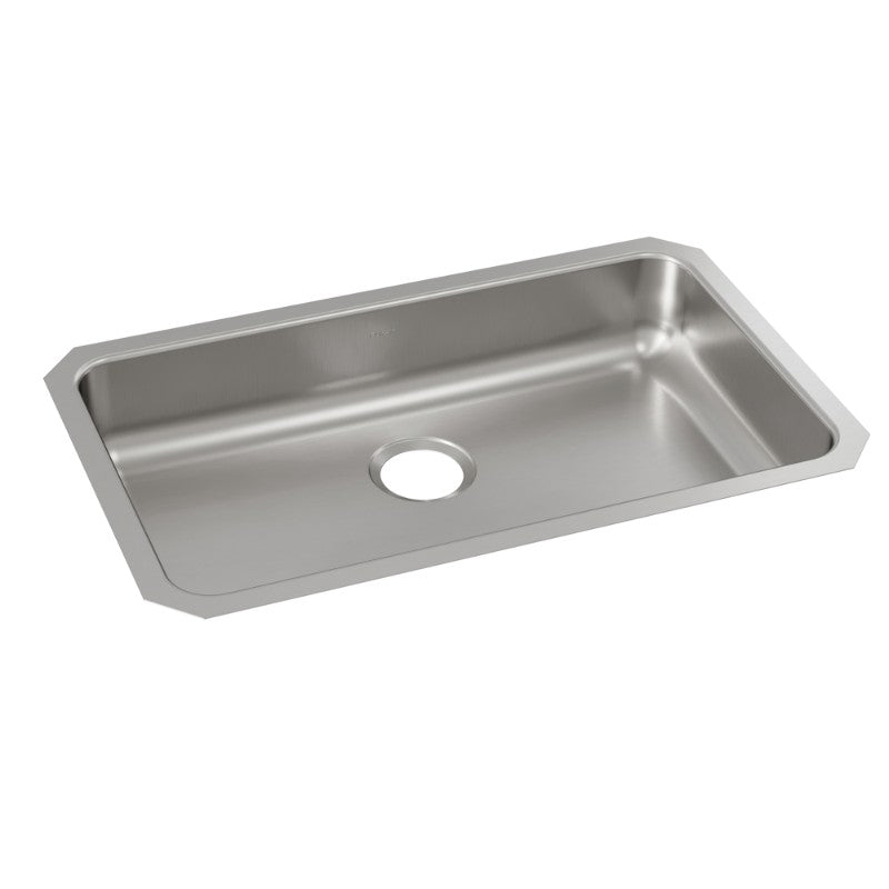 Lustertone Classic 18.25' x 30.5' x 5.38' Stainless Steel Single-Basin Undermount Kitchen Sink