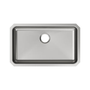 Lustertone Classic 18.25' x 30.5' x 5.38' Stainless Steel Single-Basin Undermount Kitchen Sink