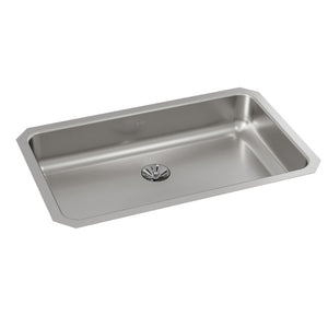 Lustertone Classic 18.25' x 30.5' x 6.88' Stainless Steel Single-Basin Undermount Kitchen Sink