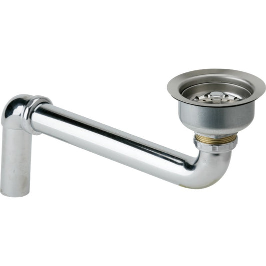 Drain Tailpiece in Stainless Steel (4.63" x 15.81" x 9.06")