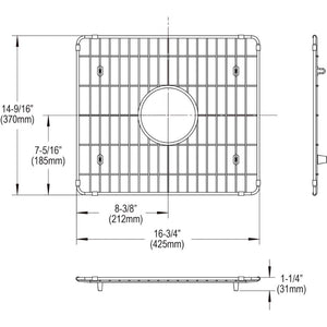 Sink Grid (14.56' x 16.75' x 1.25')