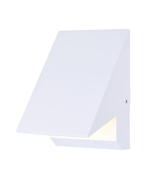 Alumilux Sconce 5" Single Light Outdoor Wall Mount in White