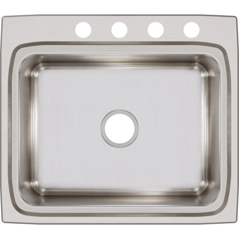 Lustertone Classic 22' x 25' x 8.13' Stainless Steel Single-Basin Drop-In Kitchen Sink