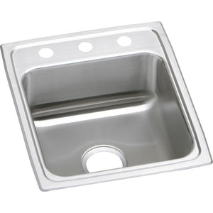 Lustertone Classic 20' x 17' x 5.5' Stainless Steel Single-Basin Drop-In Kitchen Sink