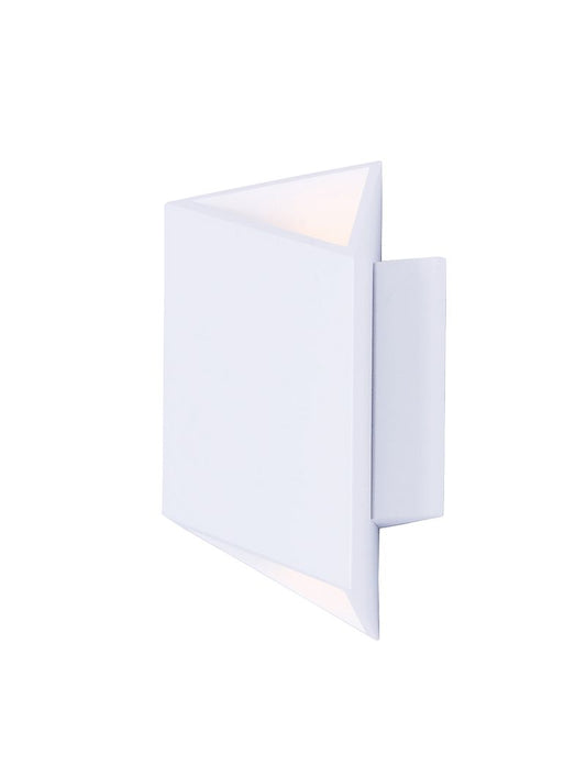 Alumilux Sconce 7" 2 Light Outdoor Wall Mount in White