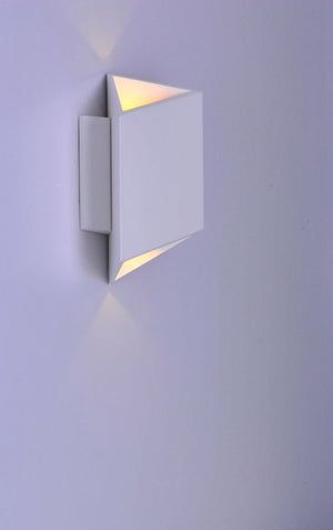 Alumilux Sconce 7' 2 Light Outdoor Wall Mount Light in White