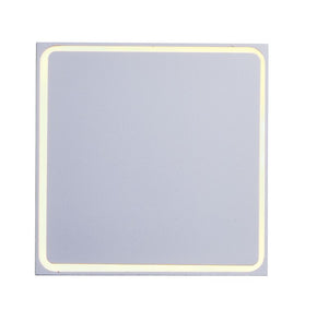Alumilux Sconce 4.5' Single Light Square Outdoor Wall Mount in White