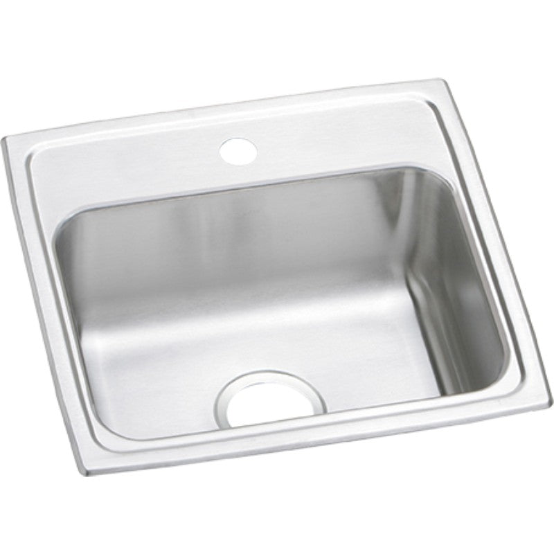 Celebrity 18' x 19' x 7.13' Stainless Steel Single-Basin Drop-In Kitchen Sink - 1 Faucet Hole