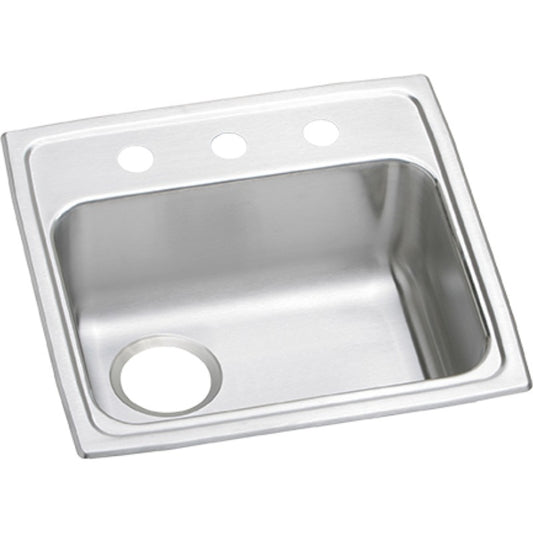 Celebrity 19" x 19.5" x 5.5" Stainless Steel Single-Basin Drop-In Kitchen Sink