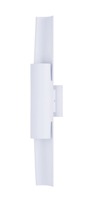 Alumilux Sconce 4.25' 2 Light Outdoor Wall Mount in White